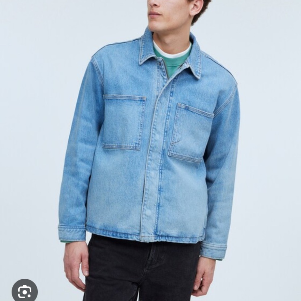 Madewell Denim Boxy Shirt Jacket - Large - Men’s